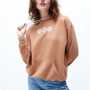 PacSun brown medium Hawaiian hoodie